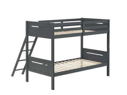 Coaster -  Littleton Bunk Bed Twin/Twin Bunk Bed - 405051GRY veiw 4