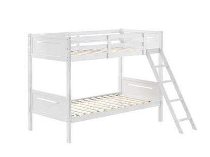 Coaster -  Littleton Bunk Bed Twin/Twin Bunk Bed - 405051WHT veiw 3