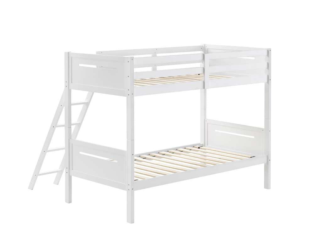 Coaster -  Littleton Bunk Bed Twin/Twin Bunk Bed - 405051WHT veiw 4