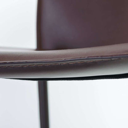 Euro Style - Dalia Stacking Side Chair in Brown (Set of 2) - 02350BRN-MP2 veiw 5