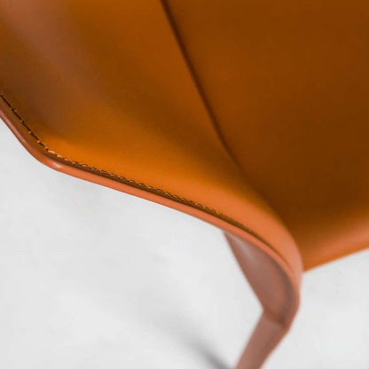 Euro Style - Dalia Stacking Side Chair in Cognac (Set of 2) - 02350COG-MP2 veiw 7