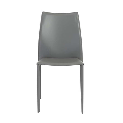 Euro Style - Dalia Stacking Side Chair in Gray (Set of 2) - 02350GRY-MP2 veiw 1