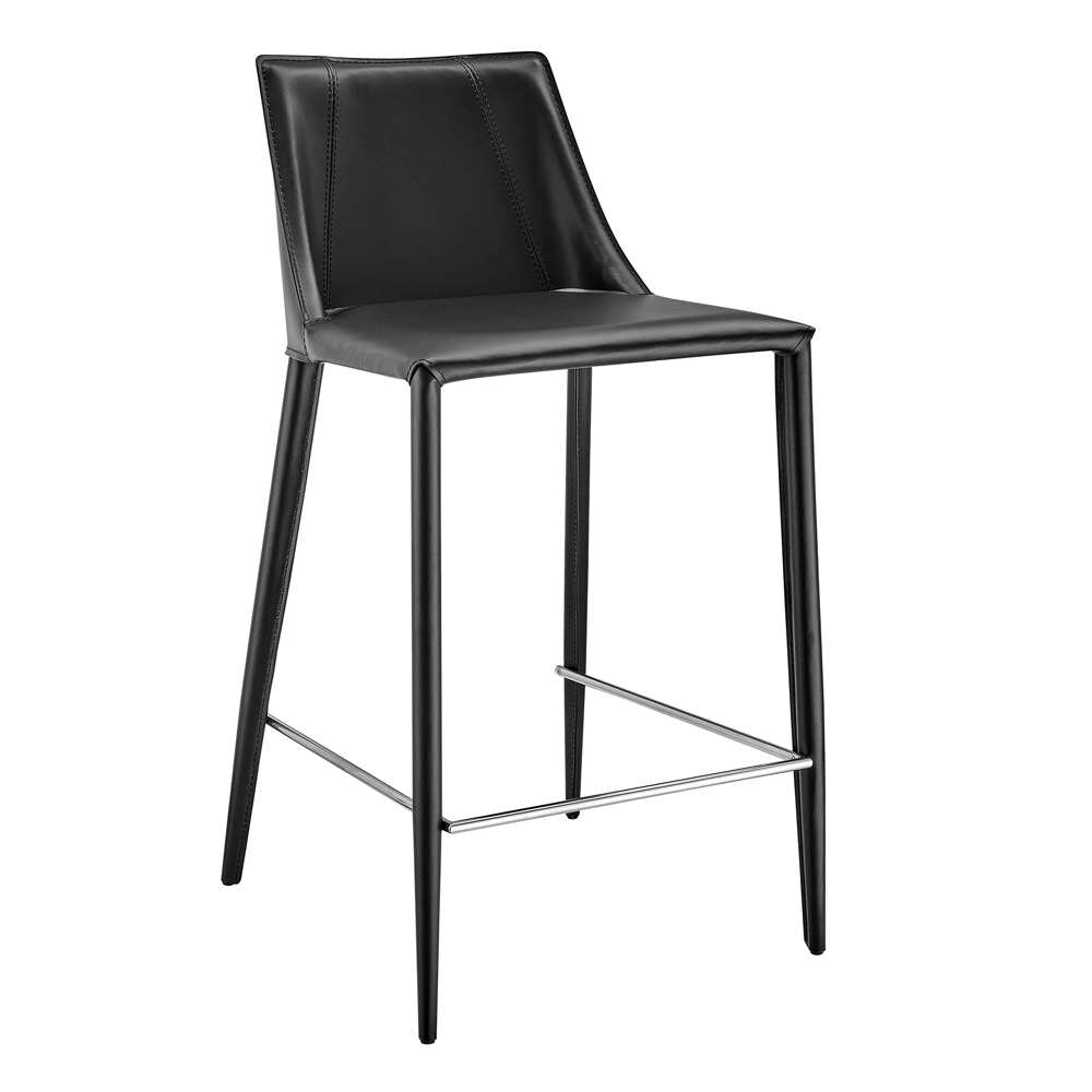Euro Style - Kalle Counter Stool in Black - 30916-BLK-MP1 veiw 2
