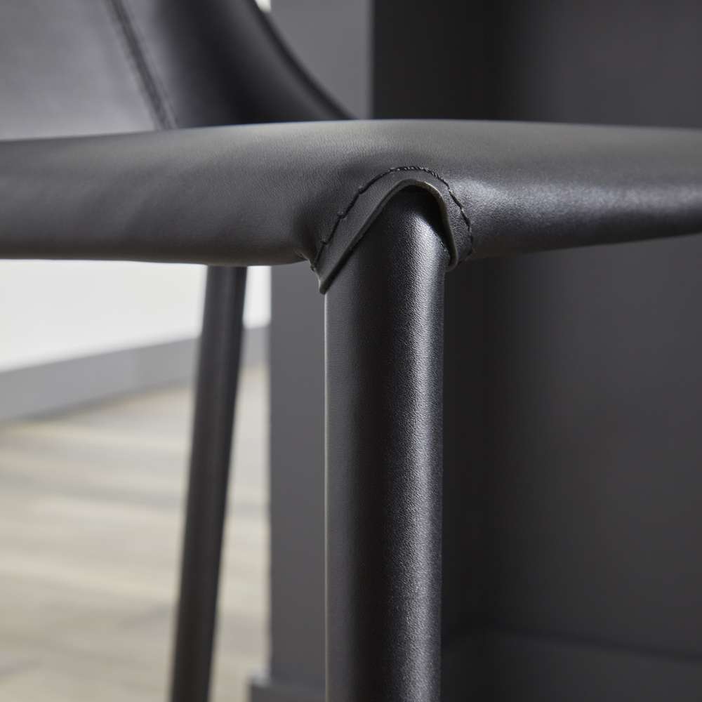 Euro Style - Kalle Counter Stool in Black - 30916-BLK-MP1 veiw 6