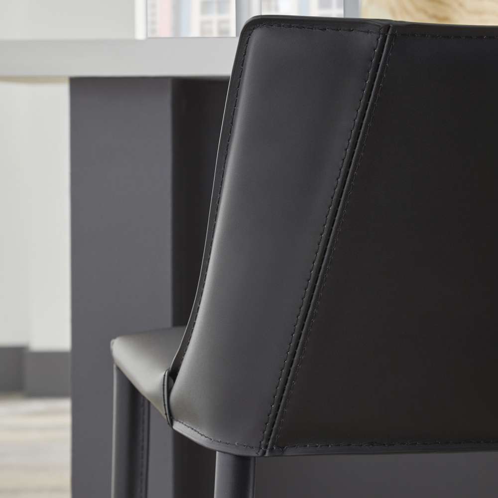 Euro Style - Kalle Counter Stool in Black - 30916-BLK-MP1 veiw 8