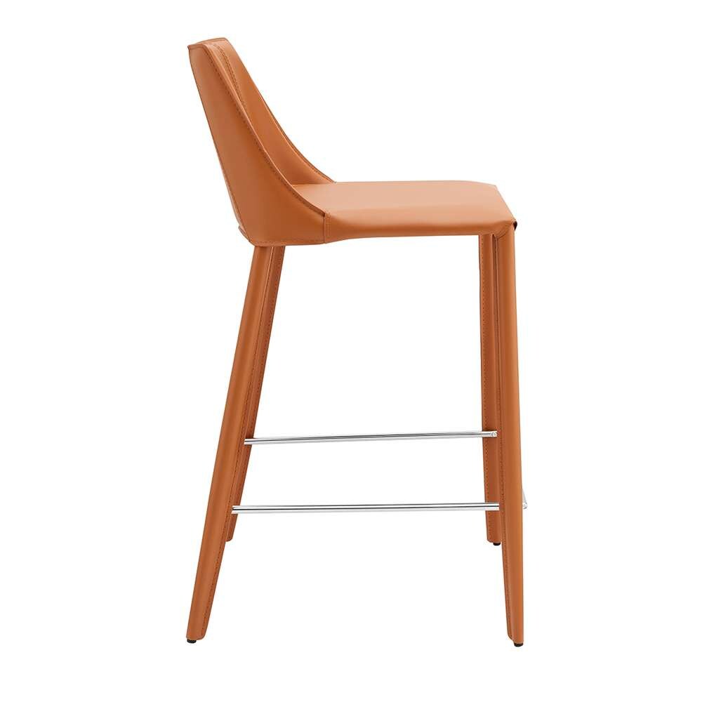 Euro Style - Kalle Counter Stool in Cognac - 30916-COG-MP1 veiw 3