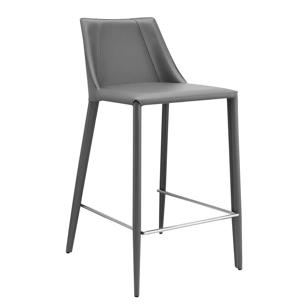 Euro Style - Kalle Counter Stool in Gray - 30916-GRY-MP1 veiw 2