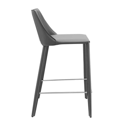Euro Style - Kalle Counter Stool in Gray - 30916-GRY-MP1 veiw 3