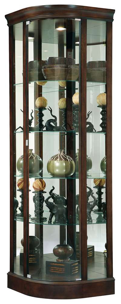Howard Miller - Marlowe III Corner Curio Cabinet - 680664 veiw 1