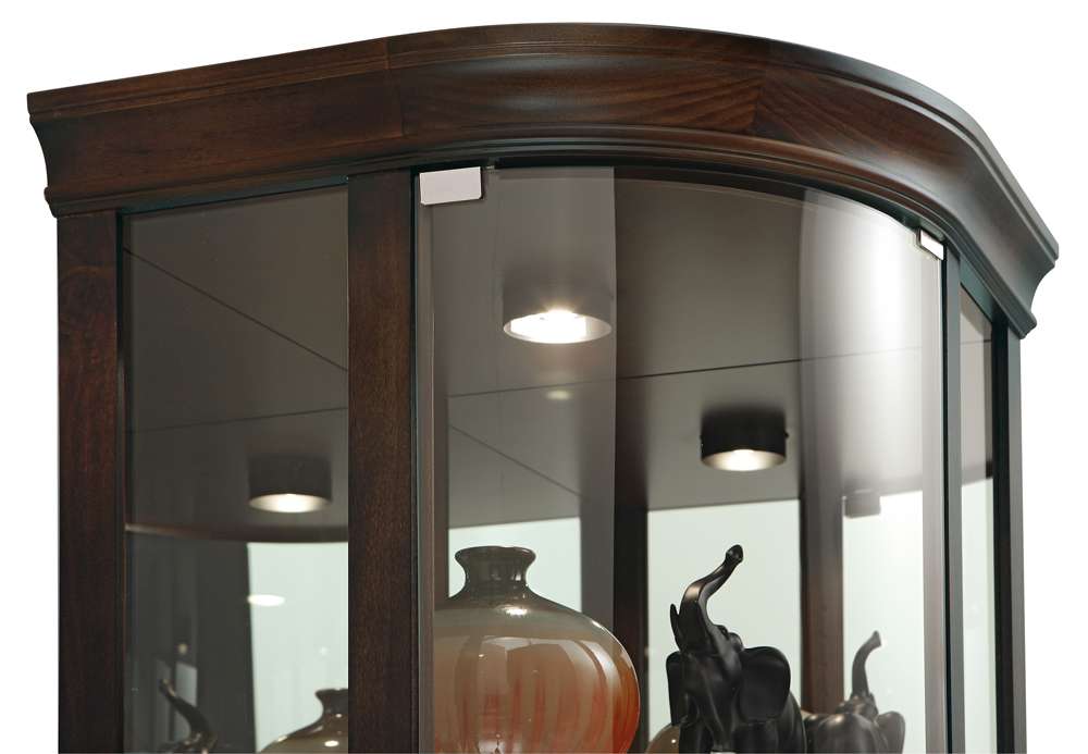 Howard Miller - Marlowe III Corner Curio Cabinet - 680664 veiw 2