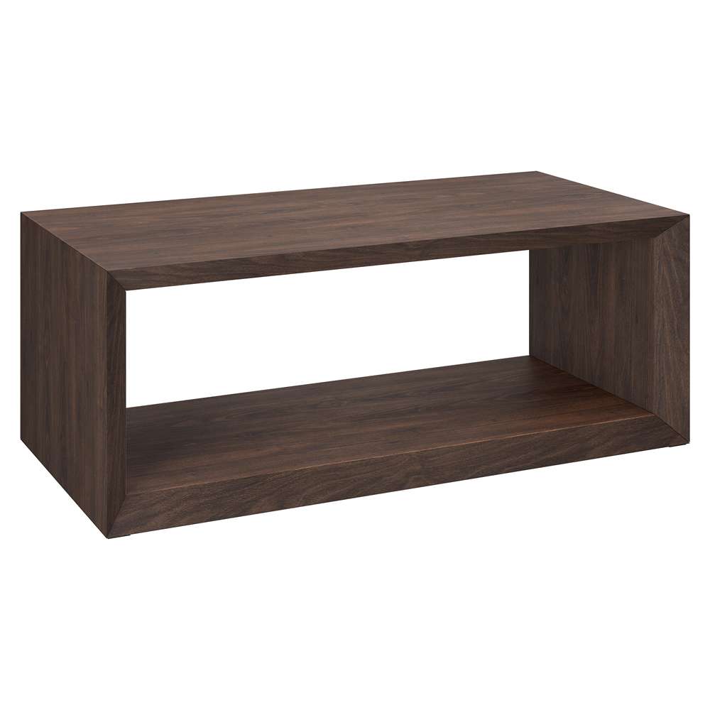 Hudson & Canal - Osmond 48in Wide Rectangular Coffee Table in Alder Brown - CT1949 veiw 1