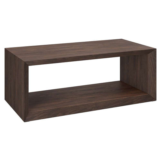 Hudson & Canal - Osmond 48in Wide Rectangular Coffee Table in Alder Brown - CT1949 veiw 1