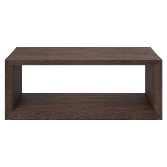 Hudson & Canal - Osmond 48in Wide Rectangular Coffee Table in Alder Brown - CT1949 veiw 3