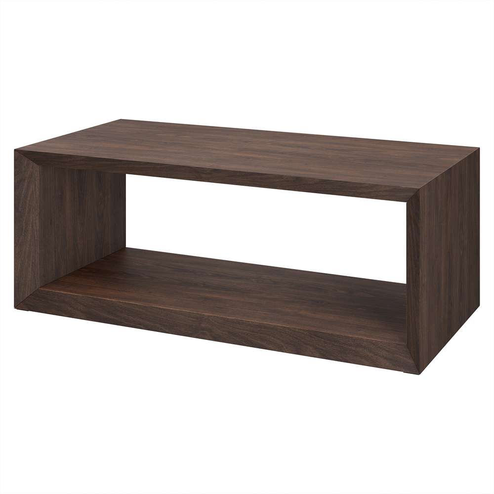 Hudson & Canal - Osmond 48in Wide Rectangular Coffee Table in Alder Brown - CT1949 veiw 4
