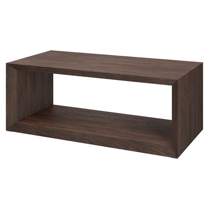 Hudson & Canal - Osmond 48in Wide Rectangular Coffee Table in Alder Brown - CT1949 veiw 4