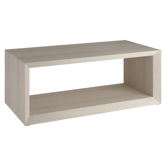 Hudson & Canal - Osmond 48in Wide Rectangular Coffee Table in Alder White - CT1948 veiw 1