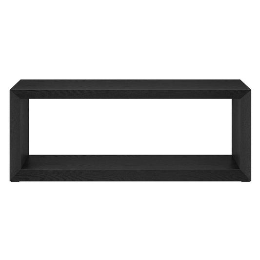 Hudson & Canal - Osmond 48in Wide Rectangular Coffee Table in Black Grain - CT1865 veiw 3