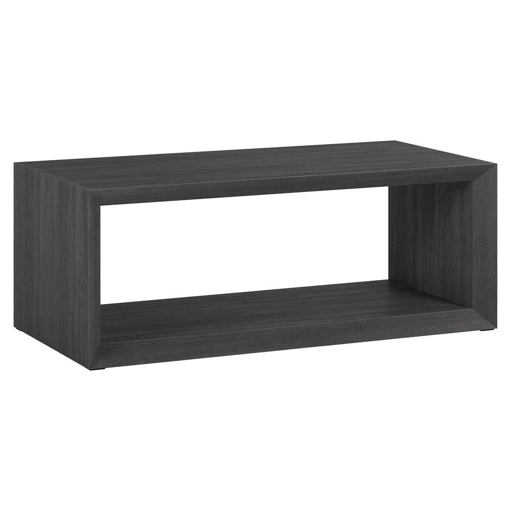 Hudson & Canal - Osmond 48in Wide Rectangular Coffee Table in Charcoal Gray - CT1866 veiw 1