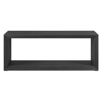 Hudson & Canal - Osmond 48in Wide Rectangular Coffee Table in Charcoal Gray - CT1866 veiw 3