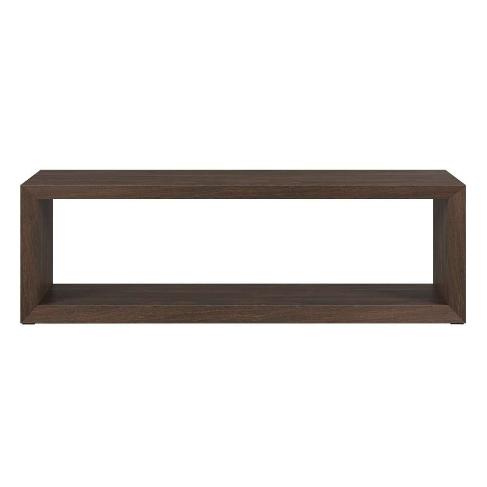 Hudson & Canal - Osmond 58in Wide Rectangular Coffee Table in Alder Brown - CT1951 veiw 3