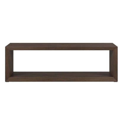 Hudson & Canal - Osmond 58in Wide Rectangular Coffee Table in Alder Brown - CT1951 veiw 3
