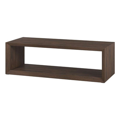 Hudson & Canal - Osmond 58in Wide Rectangular Coffee Table in Alder Brown - CT1951 veiw 4