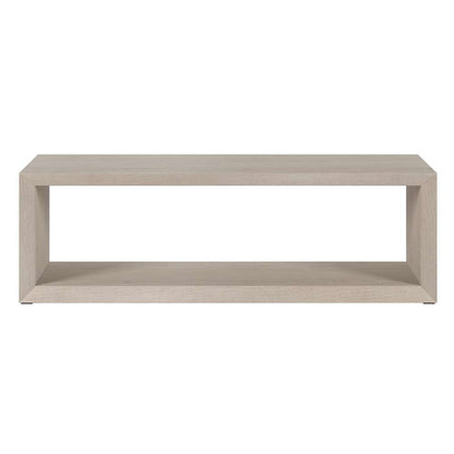 Hudson & Canal - Osmond 58in Wide Rectangular Coffee Table in Alder White - CT1950 veiw 3