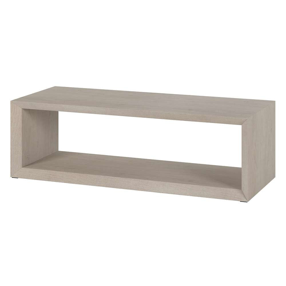 Hudson & Canal - Osmond 58in Wide Rectangular Coffee Table in Alder White - CT1950 veiw 4