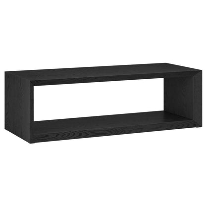 Hudson & Canal - Osmond 58in Wide Rectangular Coffee Table in Black Grain - CT1868 veiw 1