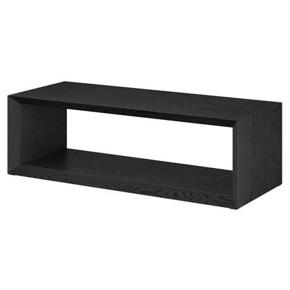 Hudson & Canal - Osmond 58in Wide Rectangular Coffee Table in Black Grain - CT1868 veiw 4