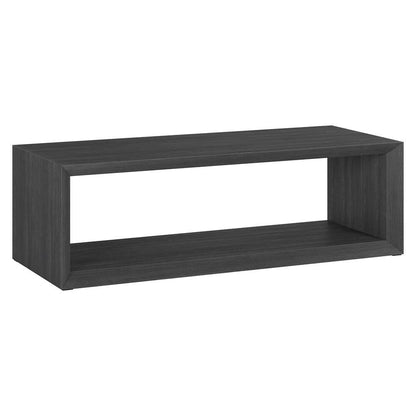 Hudson & Canal - Osmond 58in Wide Rectangular Coffee Table in Charcoal Gray - CT1869 veiw 1