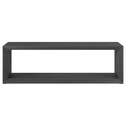 Hudson & Canal - Osmond 58in Wide Rectangular Coffee Table in Charcoal Gray - CT1869 veiw 3