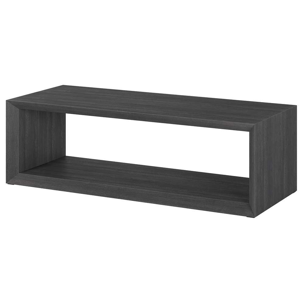 Hudson & Canal - Osmond 58in Wide Rectangular Coffee Table in Charcoal Gray - CT1869 veiw 4