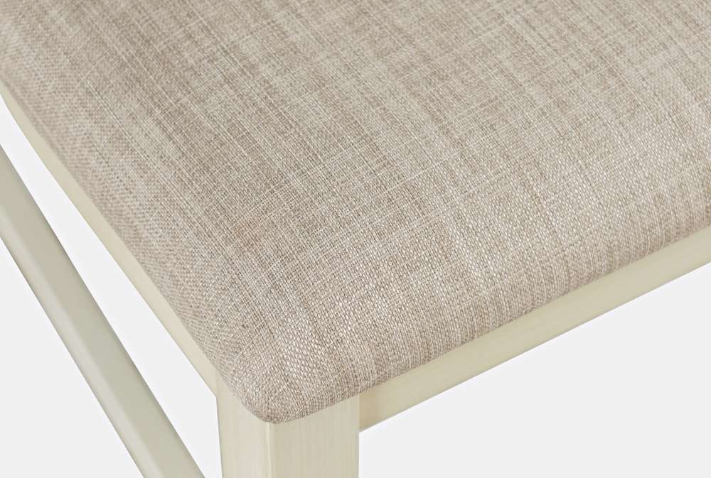 Jofran - Craftsman Slat-Back Upholstered Desk Chair - Antique Cream - 675-370KD veiw 4