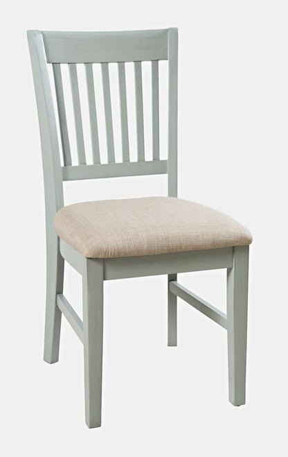 Jofran - Craftsman Slat-Back Upholstered Desk Chair - Earl Grey - 375-370KD veiw 3