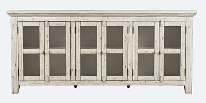 Jofran - Rustic Shores Coastal Style 70in Distressed Acacia Sideboard Cabinet - 1610-7032 veiw 3