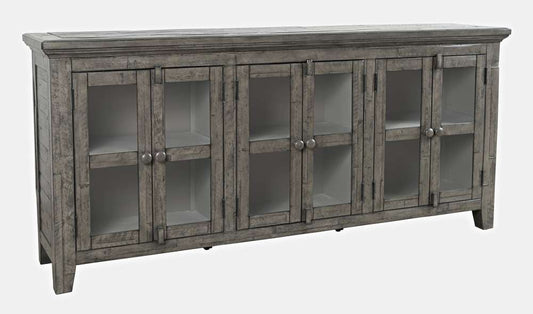 Jofran - Rustic Shores Coastal Style 70in Distressed Acacia Sideboard Cabinet - 2130-7032 veiw 1