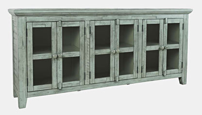 Jofran - Rustic Shores Coastal Style 70in Distressed Acacia Sideboard Cabinet - 1615-7032 veiw 1