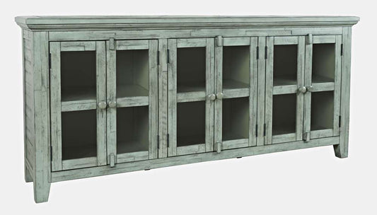 Jofran - Rustic Shores Coastal Style 70in Distressed Acacia Sideboard Cabinet - 1615-7032 veiw 1