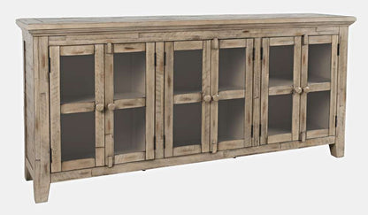 Jofran - Rustic Shores Coastal Style 70in Distressed Acacia Sideboard Cabinet - 1620-7032 veiw 1