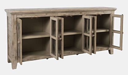 Jofran - Rustic Shores Coastal Style 70in Distressed Acacia Sideboard Cabinet - 1620-7032 veiw 2