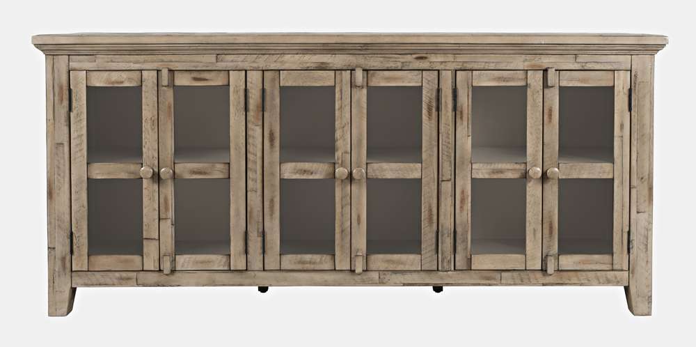 Jofran - Rustic Shores Coastal Style 70in Distressed Acacia Sideboard Cabinet - 1620-7032 veiw 3