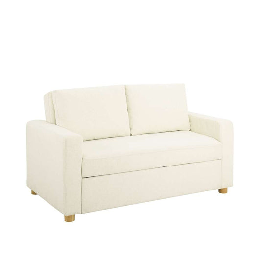 Serta - Anders Convertible Sofa, Ivory by Lifestyle Solutions - 112A006IVO veiw 1