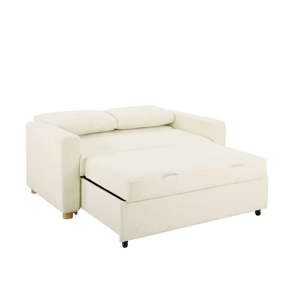 Serta - Anders Convertible Sofa, Ivory by Lifestyle Solutions - 112A006IVO veiw 7
