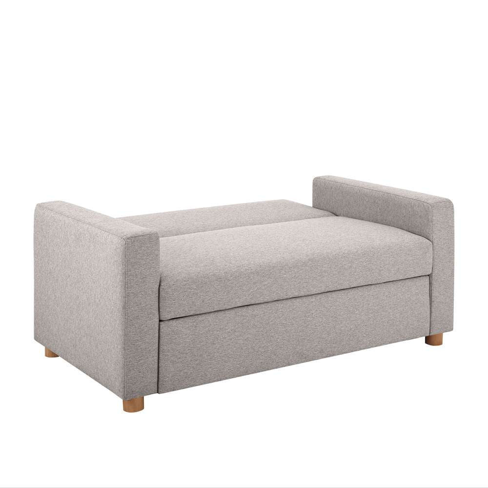 Serta - Anders Convertible Sofa, Light Grey by Lifestyle Solutions - 112A006LTG veiw 3