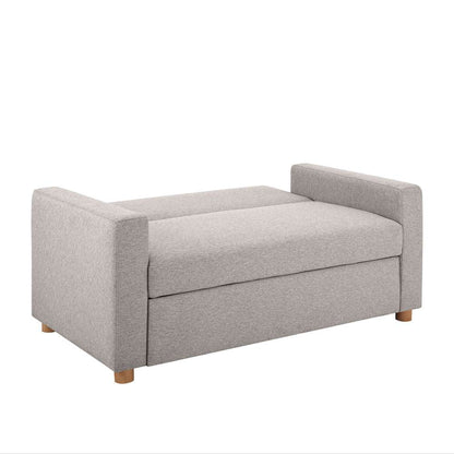 Serta - Anders Convertible Sofa, Light Grey by Lifestyle Solutions - 112A006LTG veiw 3