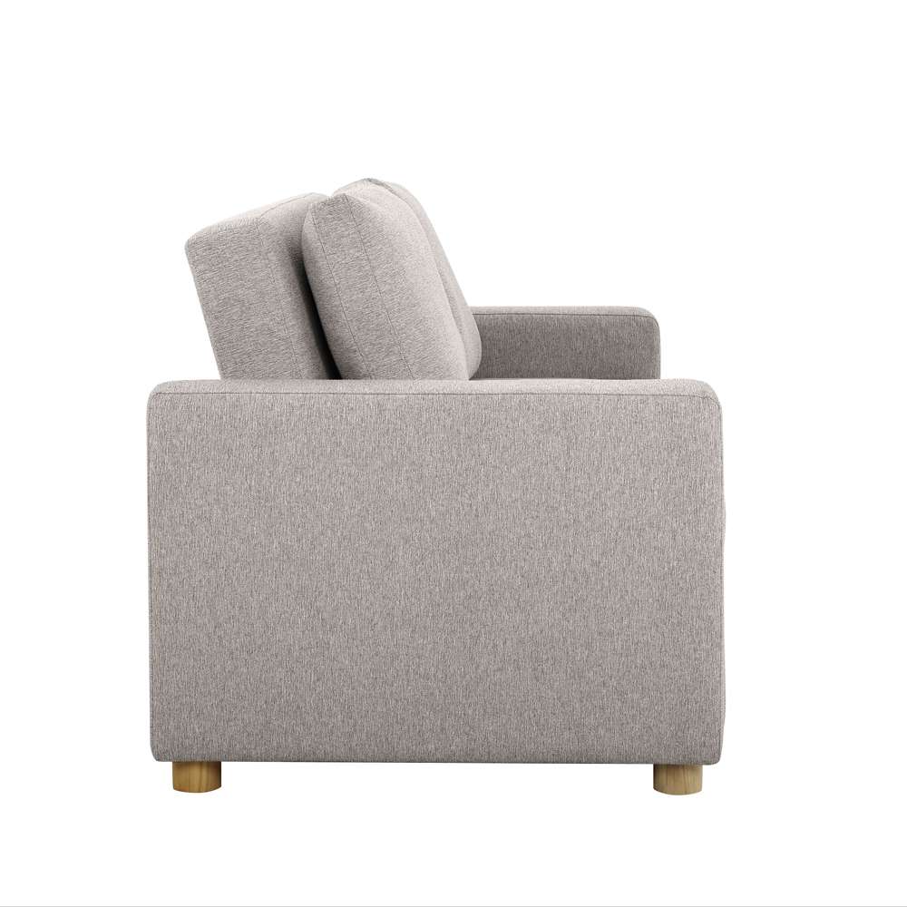 Serta - Anders Convertible Sofa, Light Grey by Lifestyle Solutions - 112A006LTG veiw 8