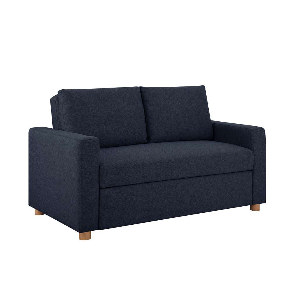 Serta - Anders Convertible Sofa, Navy by Lifestyle Solutions - 112A006NVY veiw 1