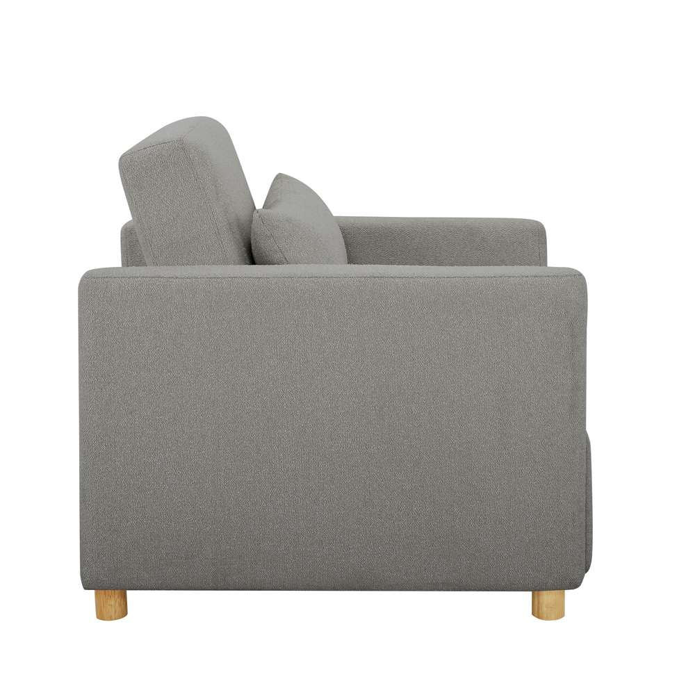 Serta - Anja Convertible Chair, Grey by Lifestyle Solutions - 111A007GRY veiw 4