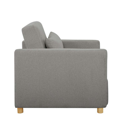 Serta - Anja Convertible Chair, Grey by Lifestyle Solutions - 111A007GRY veiw 4